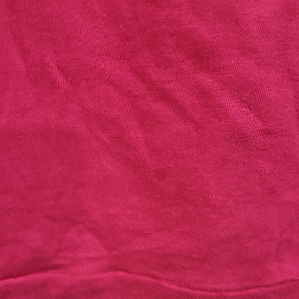 VINTAGE 90's Made In The USA Hot Pink Graphic Muscle Tee - Shark Surf Design - Picture 5 of 9